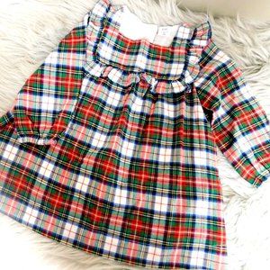 Baby Gap Ivory Frost Flannel Dress and Bottom Set